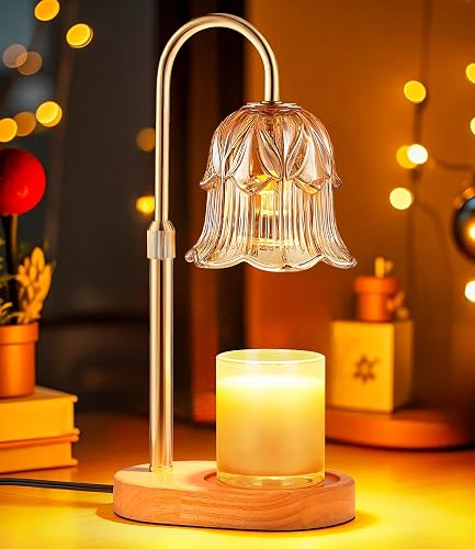 Flower Candle Warmer Lamp — Timer & Dimmer